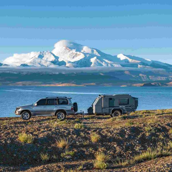 Buy cheap Rest Room RV Trailer NJSTAR EXPLORER Aluminum Small Off Grid Camper from wholesalers