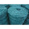 Buy cheap Corrosion Protected Barbed Wire 1.6 - 3.2mm Wire Diameter for Fence Single Twist Weaving from wholesalers