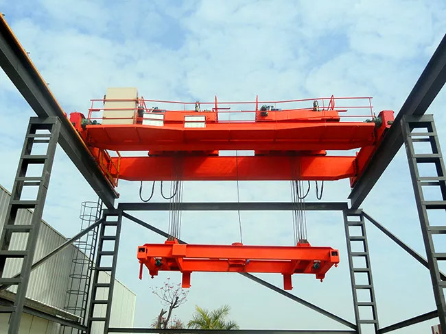 Working Class A5 ~ A6 Double Girder Double Trolley Overhead Crane QE Model