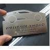 Buy cheap Stainless Steel Black Metal Business Cards from wholesalers