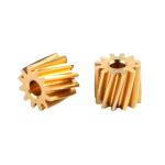 H62 Helical Gears 0.3-0.5mm Moulded Brass Gears Motor Teeth Gears For Motor