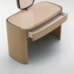 Luxury Nordic Modern Dressing Table With Mirror And Lights , 0.6m Modern Bedroom