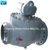 Buy cheap 16In 600lb Industrial Ball Valve Manual Worm Gear Pneumatic Actuated product