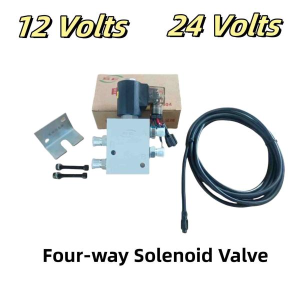 Buy cheap Four Way Solenoid Valve For Excavator Grabber 12 Volts / 24Volts from wholesalers
