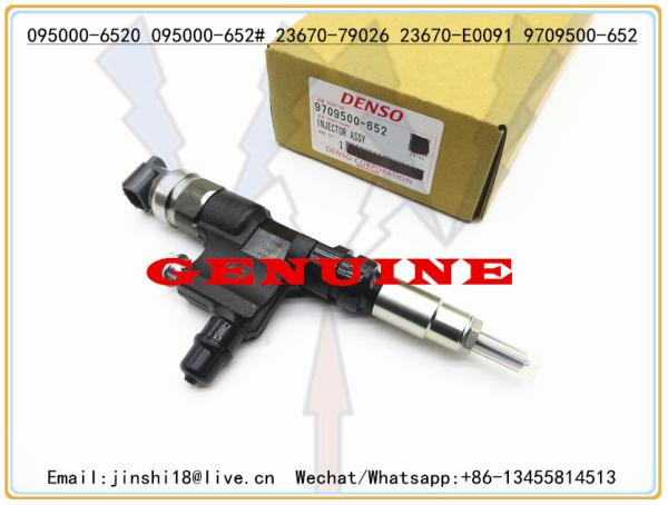 DENSO GENUINE FUEL INJECTOR 095000-6520 095000-652# 9709500-652 095000-9510 FOR
