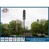 Buy cheap 30m Steel Disguised Pine Tree Telecommunication Towers Polygonal Galvanized product