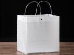 Pp handbags custom transparent clothing plastic bags pvc advertising cosmetics