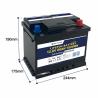 Buy cheap Light Weight Design Easy To Install 3000 Cycles 12V80Ah LiFePo4 Battery For Boat from wholesalers
