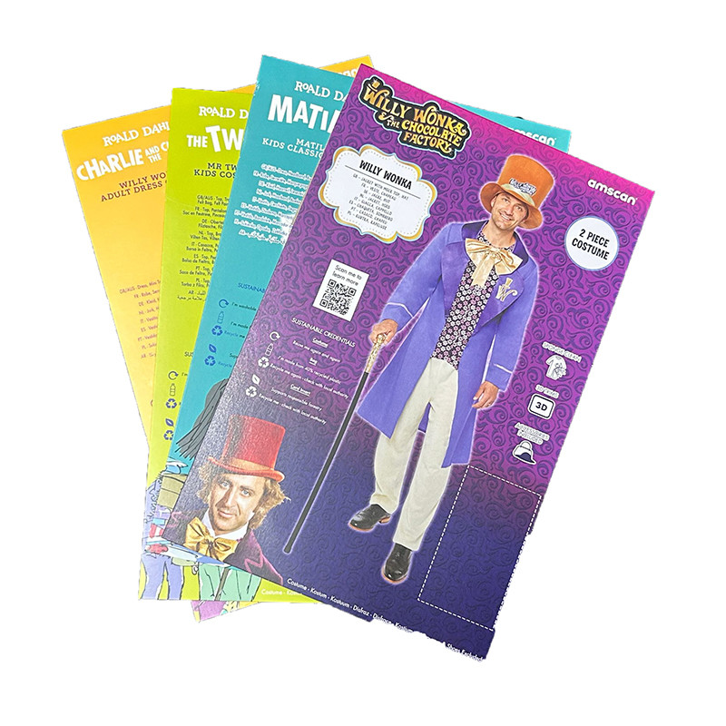 Paper Card Clothes Packaging Insert Card Color Printing Custom Size