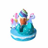 Buy cheap Coin Operated Children Fairground Carousel Kiddie Ride Swing Horse product