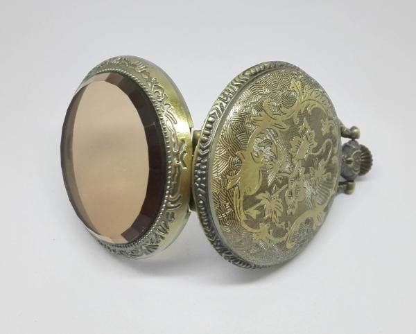 Buy cheap Glass Cover Vintage Classic Gold Pocket Watches Movement Stainless Steel from wholesalers