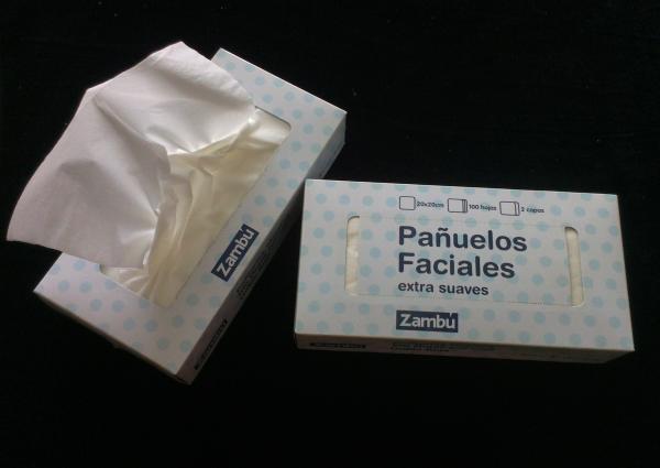 Buy cheap Eco-friendly virgin wood 13~14gsm Box Facial Tissue Paper , 2ply * 100 sheets from wholesalers