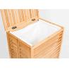 Buy cheap Durable Bamboo Home Furniture Wood Double Laundry Hamper Clothing Organizer from wholesalers