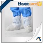Medical Disposable Shoe Covers Nonwoven Boot Cover For Ebola With Tie Or Elastic