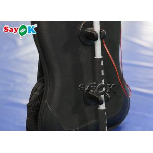 Buy cheap 0.8m Inflatable Backpack Balloon LED Walking Advertising Ball For Advertising from wholesalers