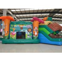 Buy cheap Jungle Forest Animals Toddler Inflatable Bounce House 3D Eye Catching Design product