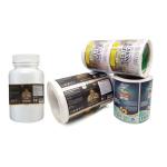 Food Supplement Bopp Roll 24H Printing Silver Vinyl Metal Foil Stickers