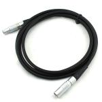 Black Leica / Trimble Gps Cable Model Gev167 Connects Gps With Radio