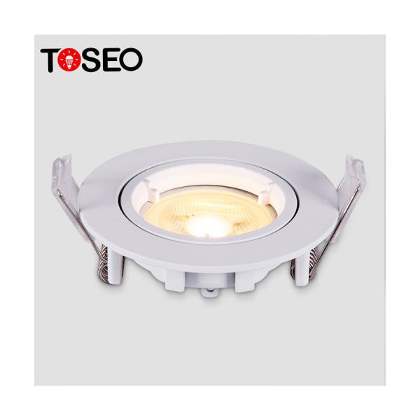 Buy cheap Restaurant Gu10 Bathroom Downlights Fixture 68mm Cutting 50000 Life Span from wholesalers