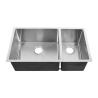 Buy cheap Double Drainer Kitchen Sinks Stainless Steel Undermount Installation from wholesalers