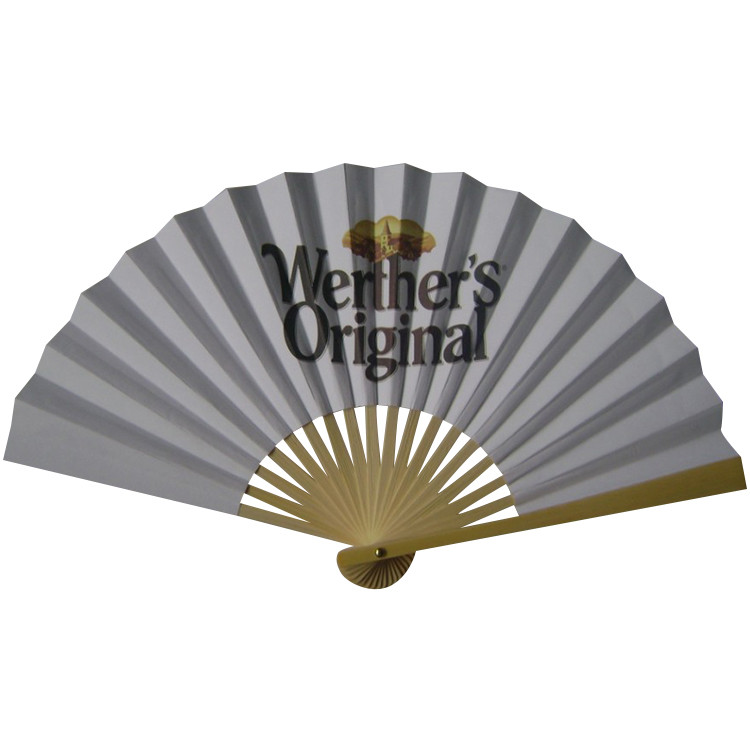 Bamboo Wooden Paper Customized Hand Fans Handmade