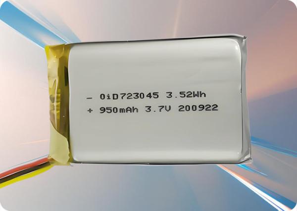 Buy cheap OiD723045-980 3.7V 980mAh 0.5C Discharging 500 Cycles Lithium Polymer Battery from wholesalers