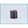 Buy cheap Glossy Black Disc Top Bottle Cap Lids 28/410 Smooth Closure For Hair Cleaner from wholesalers
