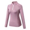Buy cheap Zipper long sleeve lady cool sports t-shirt fitness running yoga coat from wholesalers