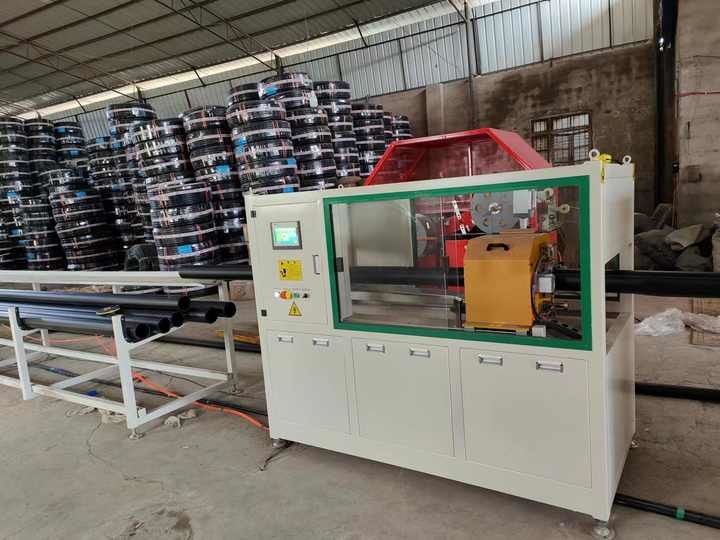 OEM ODM Automatic Plastic PE HDPE PPR Tube Pipe Single Screw Extruder Machine / Hdpe Pipe Extrusion Line
