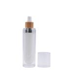 40ml 100g Airless Glass Cosmetic Bottles Moisturizers Airless Pump Jars Smooth