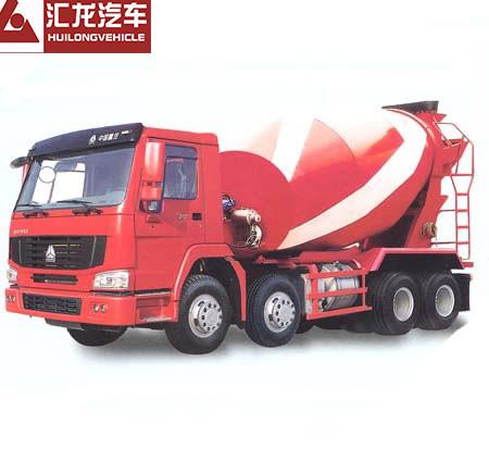 Buy cheap Self Loading Mobile Concrete Mixer Truck , Red Color Cement Concrete Mixer from wholesalers