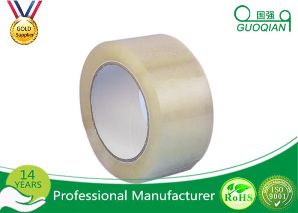 Buy cheap 55 Yds Length Low Noise Polypropylene Clear Adhesive Tape For Carton Sealing from wholesalers