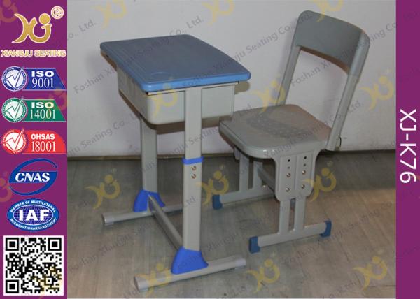 Buy cheap Adjustable School Desk And Chair With Colorful Plastic Seat 5 Years Warranty from wholesalers
