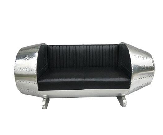 Buy cheap Quilt Aviator Engine Aluminum Covered Sofa from wholesalers