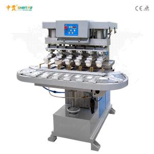 Buy cheap 100X300mm Six Color Semi Automatic Pad Printing Machine from wholesalers