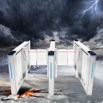 Amusement Park Entrance Security Speed Gates Full Height Sliding Gate Turnstile