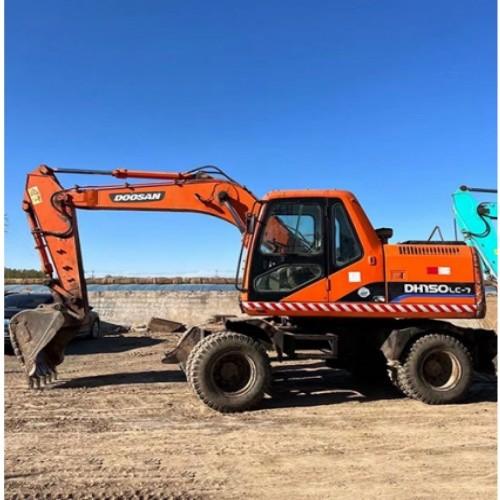 Buy cheap Good Quality Original Korea Doosan Dh150w-7 150w Wheel Excavator Doosan 15 tons Used Excavator for sale from wholesalers