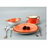 Buy cheap FDA Restaurant Porcelain Blue Color Glazed Dinnerware Sets from wholesalers
