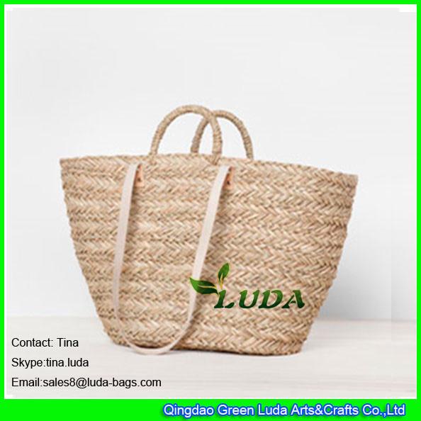 Buy cheap LUDA straw big handbags seagrass make straw tote handmade bag from wholesalers
