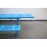 Buy cheap Commercial Perforated Metal Picnic Tables Waterproof For Parks Streets from wholesalers