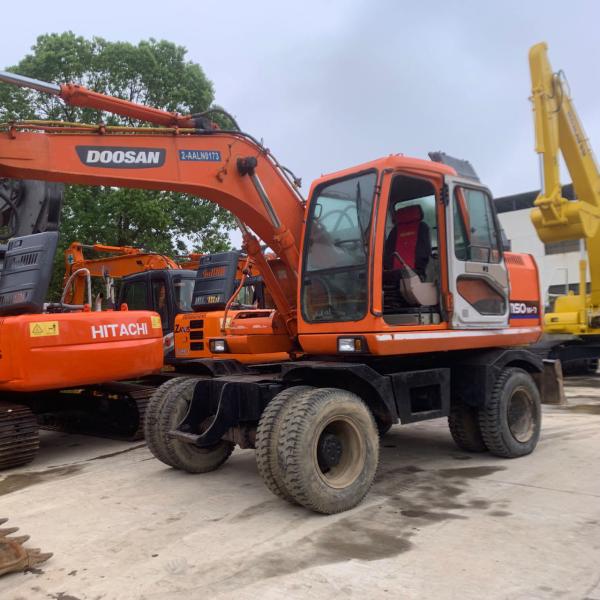 Buy cheap Original Used Doosan Excavator DH150w-7 Doosan Wheel Excavator from wholesalers