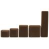 Buy cheap Hanhong Embossed Luxury LED Velvet Brown Jewelry Packaging Box Custom Ring Box with Light from wholesalers