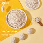 Bulk Tofu Cat Litter Sand Original Milk Low Dust Clumping Litter