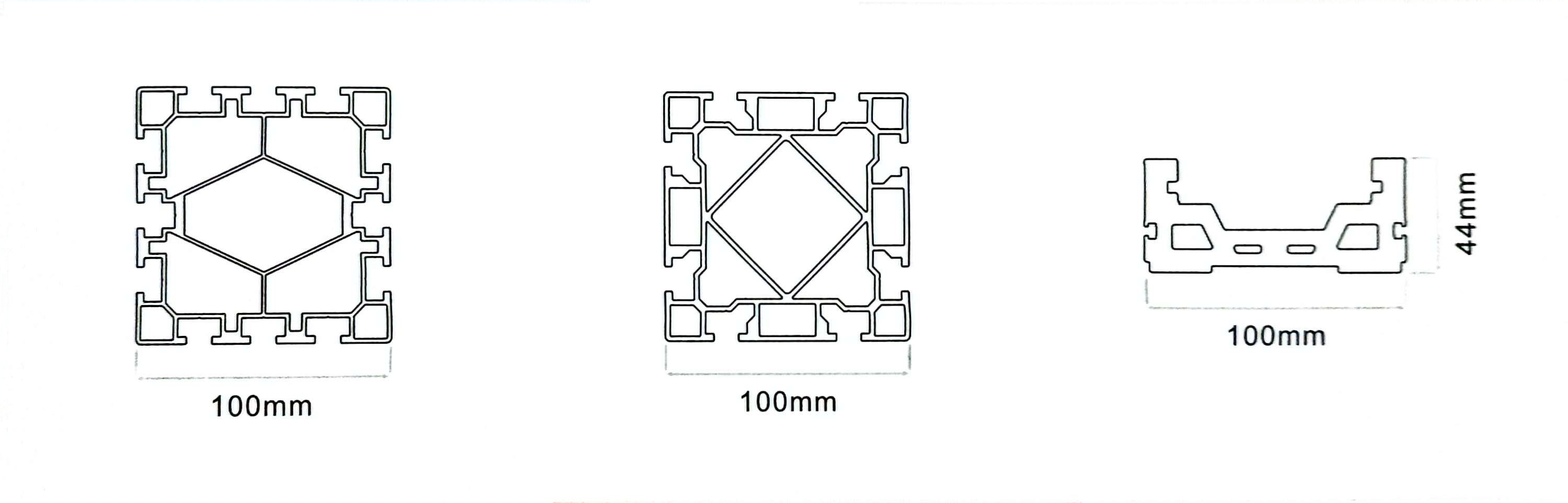 Electrophoresis Surface T3-T8 Temper Aluminum Profiles for Various Applications by NXF Industrial Automation