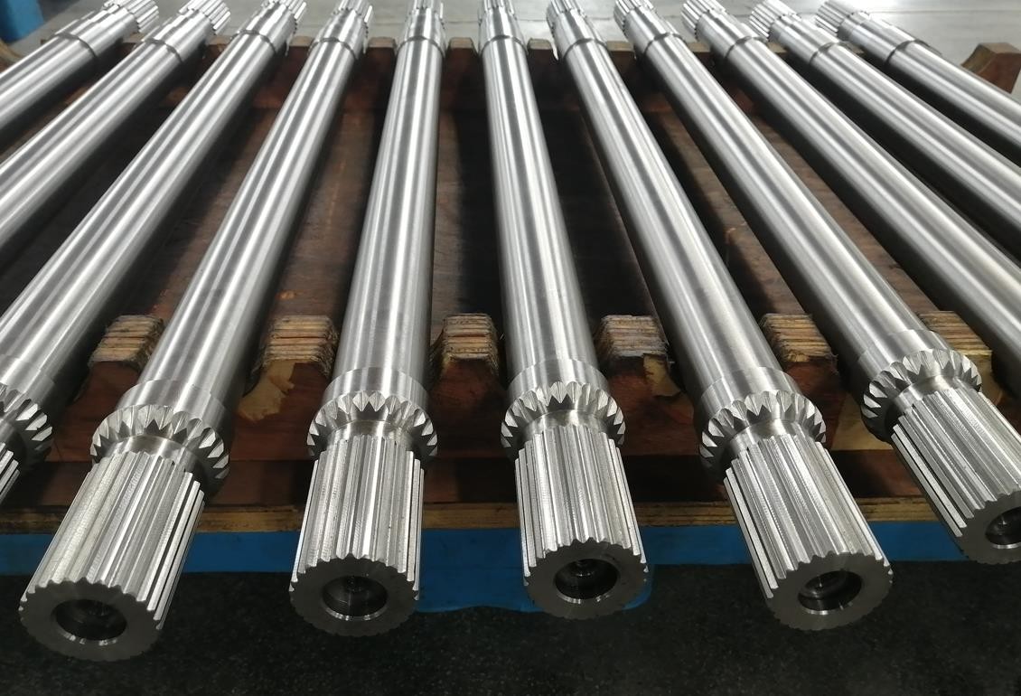 DH2F Twin Screw Extrusion Machine Segments Shafts For Transmission And Connection