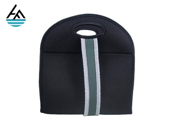 Buy cheap Unisex Insulate Neoprene Lunch Bag / Neoprene Food Bag Zipper Bento Bag from wholesalers