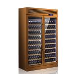 Full 304 200 Bottles Stainless Steel Wine Fridge Commercial Cooler Cabinet