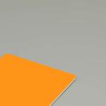 HDPE Orange Fire Rated Aluminum Composite Panel B1 Grade Fireproof External