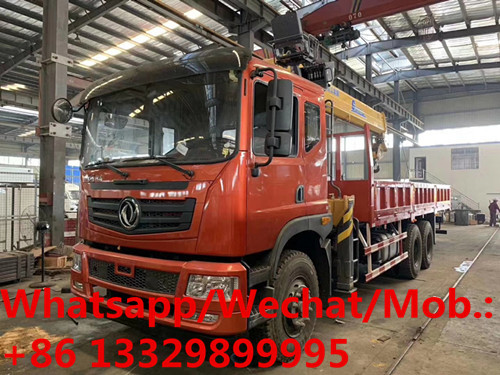 Buy cheap customized brand new dongfeng teshang 270hp diesel 12tons XCMG telescopic crane boom mounted on cargo truck for sale from wholesalers