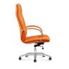 Buy cheap 40HQ Ergonomic Leather Executive Mid Back Revolving Chair Height Adjustment SGS from wholesalers